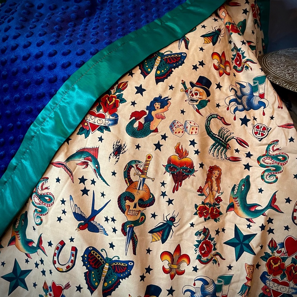 NEW Tattoo baby blanket